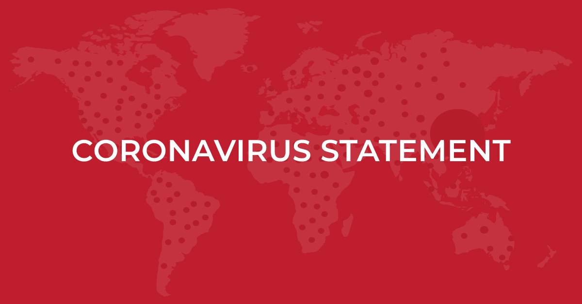 Coronavirus Statement Post Header